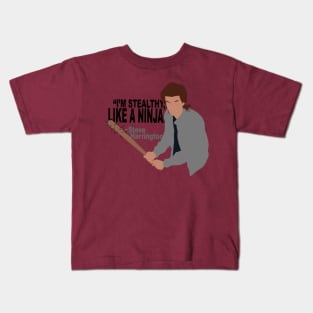 Ninja Steve Minimalist Kids T-Shirt